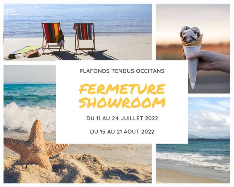 Fermeture pour congés d'été