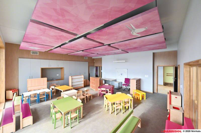 Résoudre les problèmes acoustique grâce aux cadres ARCOLIS by Plafonds Tendus Occitans Venerque