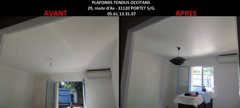 Fissure plafond que faire : plafond tendu mat BARRISOL by Plafonds Tendus Occitans à Lézignan