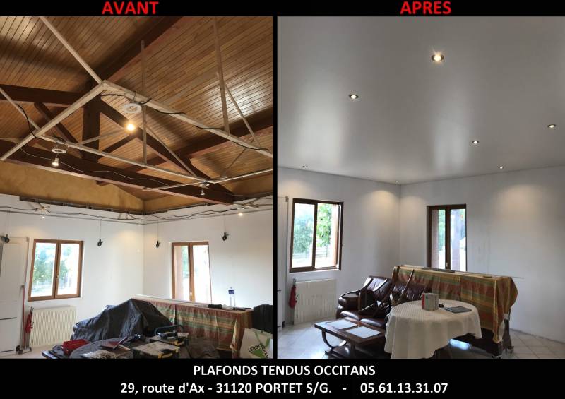 Plafond haut et intégration de spots, comment faire ?