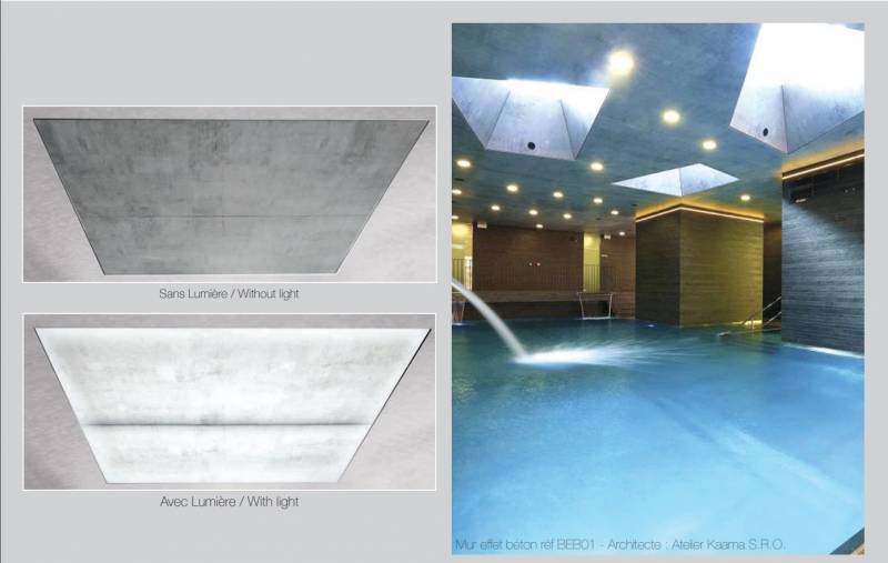 effet béton toile tendue et plafond tendu sur Fonsorbes by Plafonds Tendus Occitans