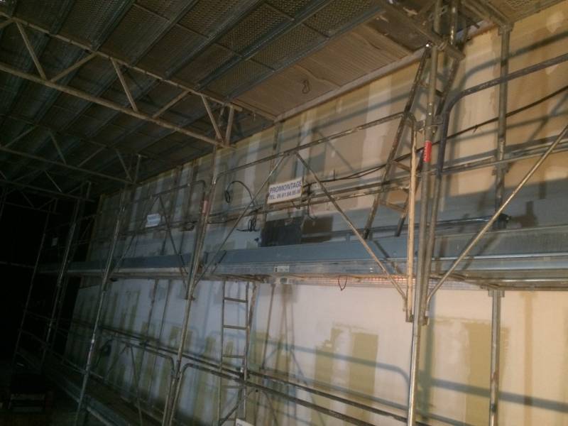 Préparatifs pour pose toile ARTOLIS murale acoustique Ramonville