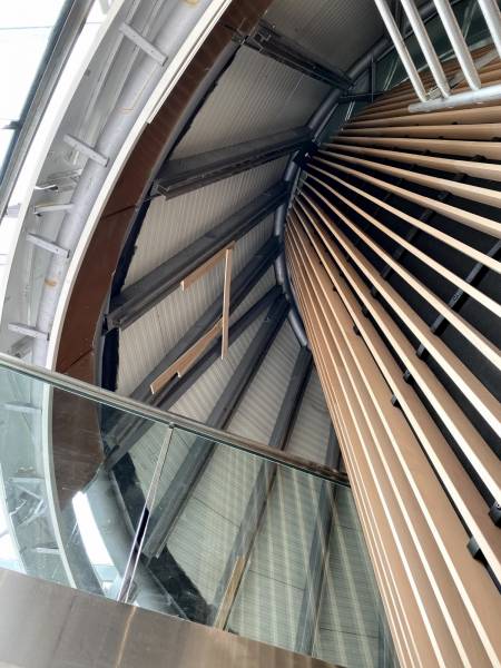 Dôme centre commercial ST Georges de Toulouse - entrée Boulevard Carnot - Plafonds Tendus Occitans