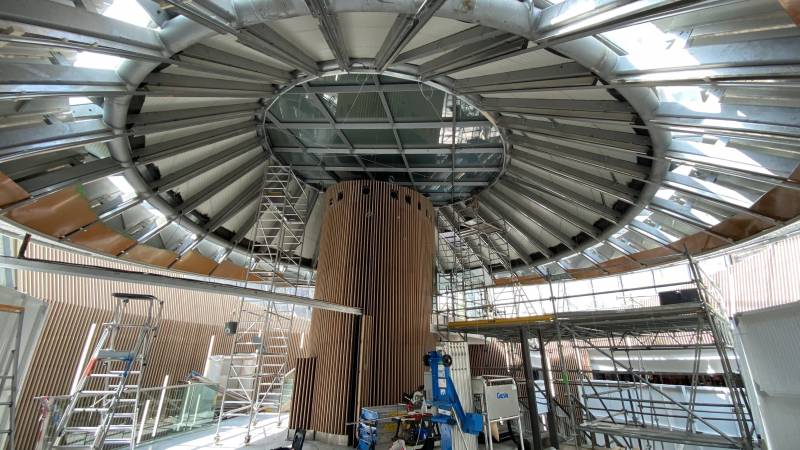 Dôme centre commercial ST Georges de Toulouse - entrée Boulevard Carnot - Plafonds Tendus Occitans