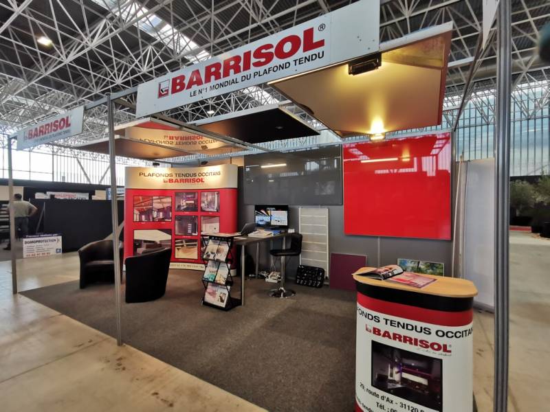 Stand Plafonds Tendus Occitans Toulouse - Salon Habitat 2023