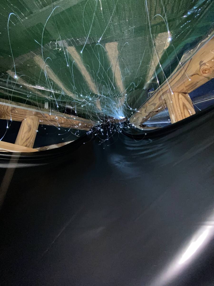 Thermes de CAPVERN les BAINS - Hammam noir mat et fibre optique Plafonds Tendus Occitans Toulouse - Ax Les Thermes