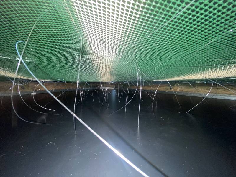 Thermes de CAPVERN les BAINS - Hammam noir mat et fibre optique Plafonds Tendus Occitans Toulouse - Cauterets