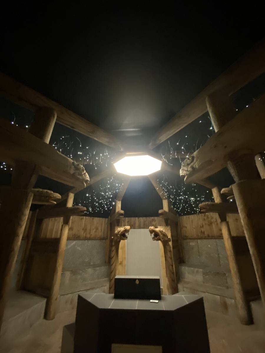 Thermes de CAPVERN les BAINS - Hammam noir mat et fibre optique Plafonds Tendus Occitans Toulouse - Ax lesThermes