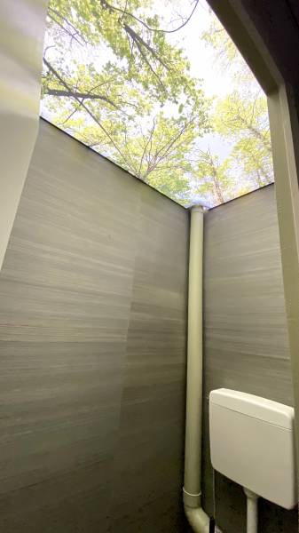 WC : plafond lumineux imprimé à Toulouse - Plafonds Tendus Occitans Marquefave