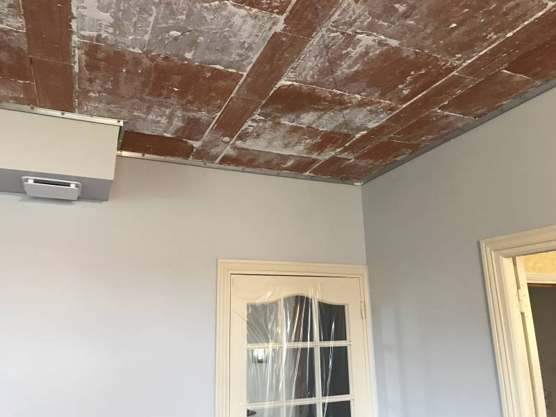 Pose lisse ALU invisible -  Projet rénovation cuisine avec plafond tendu BARRISOL sur Muret