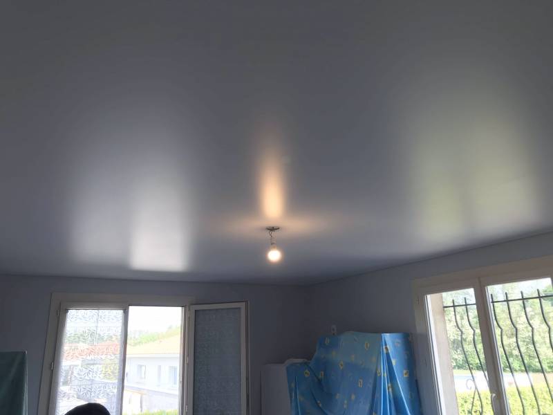 Projet rénovation cuisine avec plafond tendu BARRISOL sur Muret