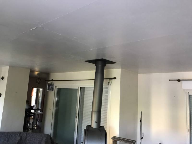 Pose plafond tendu BARRISOL blanc mat - Roques sur Garonne