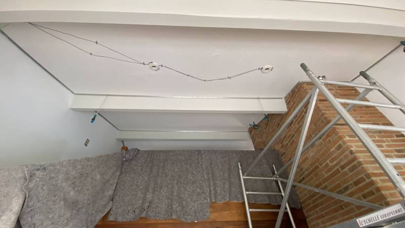 Toile de verre cloquée et tâchée : voici comment rénover ses plafonds efficacement, chantier Cornebarrieu - Plafonds Tendus Occitans Aussonne