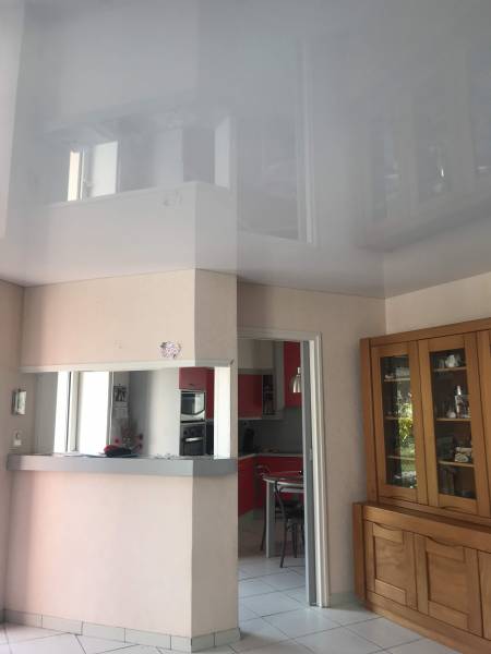 Pose d'un faux-plafond sous plafond hourdis béton, Auterive