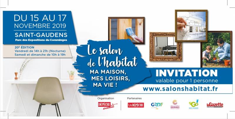 Invitation à imprimer - Plafonds Tendus Occitans - Salon habitat de St Gaudens 2019