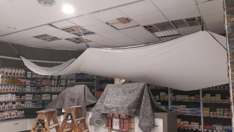 Plafond tendu BARRISOL blanc satiné by Plafonds Tendus Occitans samatan