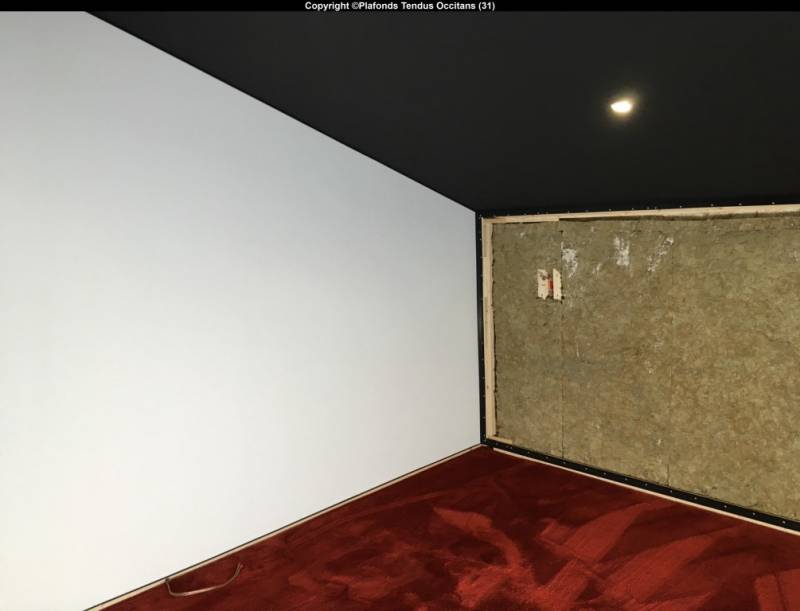 Des toiles murales acoustiques pour professionnels et particuliers, chantier sur Lagardelle sur Lèze