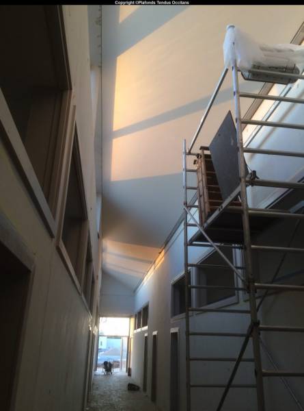 Plafonds Tendus Occitans - collège Lézignan Aude