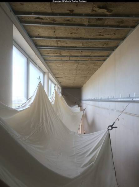 Plafonds Tendus Occitans - collège Lézignan Aude