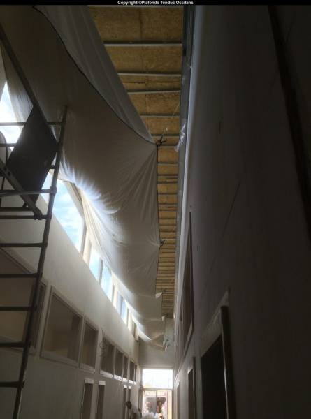 Plafonds Tendus Occitans - collège Lézignan Aude