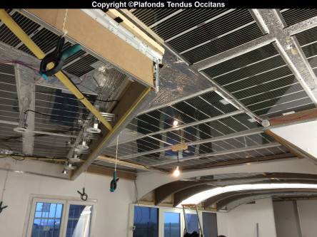 Un plafond tendu chauffant rayonnant ? C’est quoi ?? Installateur régional Toulouse